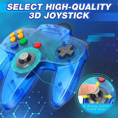 Wired USB N64 Controller PC Remote Joystick for Windows MAC System Raspberry Pi - Picture 14 of 87