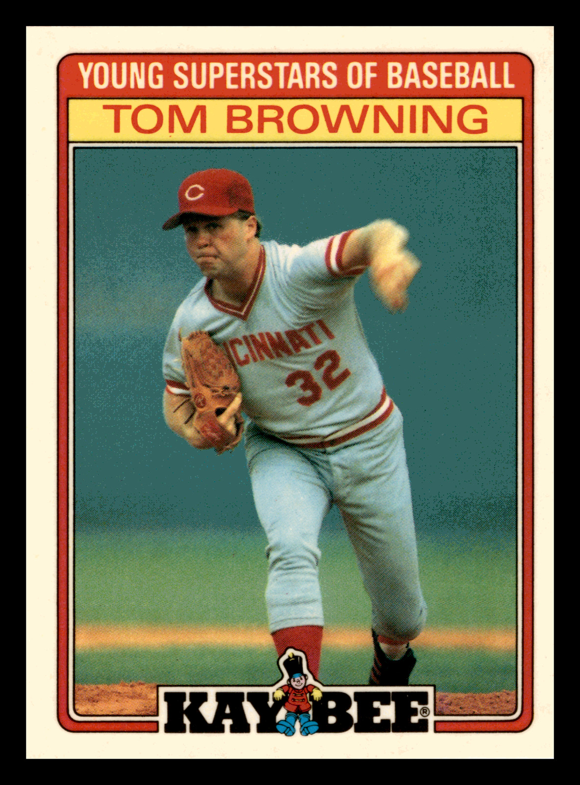 1986 Topps Kay-Bee Young Superstars of Baseball Tom Browning  #3