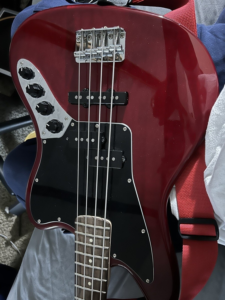 Squier Jaguar bass fender 4 strings red | eBay Squier Jaguar bass fender 4 strings red | eBay
