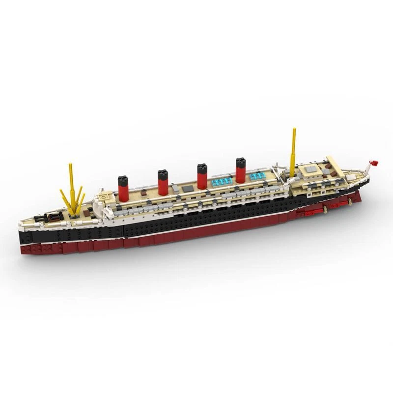 ZITIANYOUBUILD MOC-175850 RMS Lusitania Large Steamship 1863 Pieces 23.5" Long - Image 4 of 4