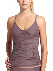 smocked tankini top