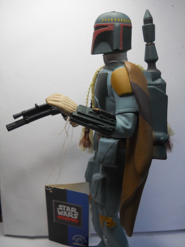 Boba Fett Figure With Tags vintage Star Wars 1996 vintage Mandalorian bounty hu - Picture 3 of 7