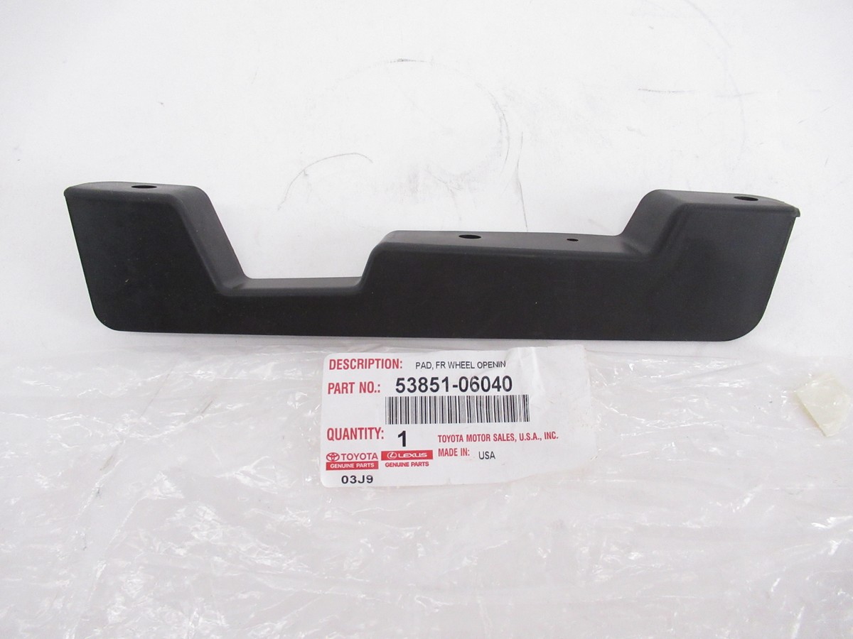 Genuine OEM Toyota 53851-06040 RH Front Fender Liner Extension 12