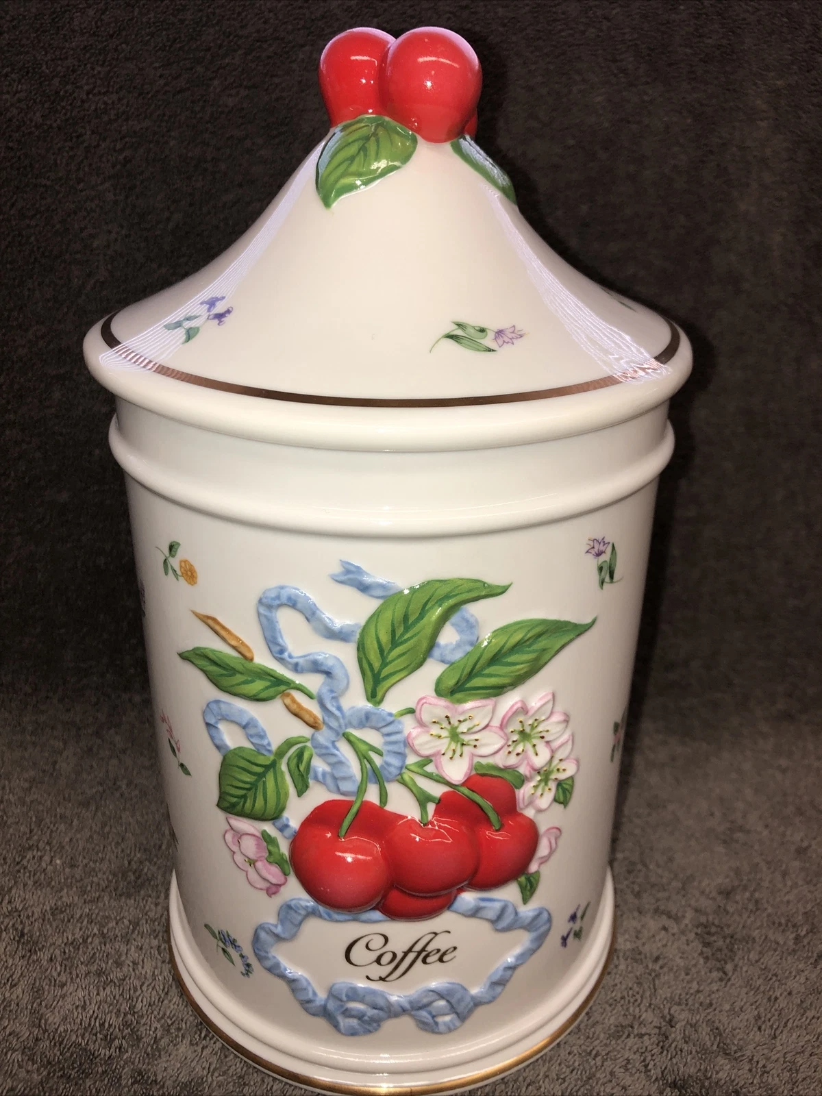 1989 Franklin Mint Le Cordon Bleu Canister COFFEE