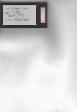 ROBERT CLARY SIGNED AUTOGRAPHED  Index Card HOGAN'S HEROES (bb8