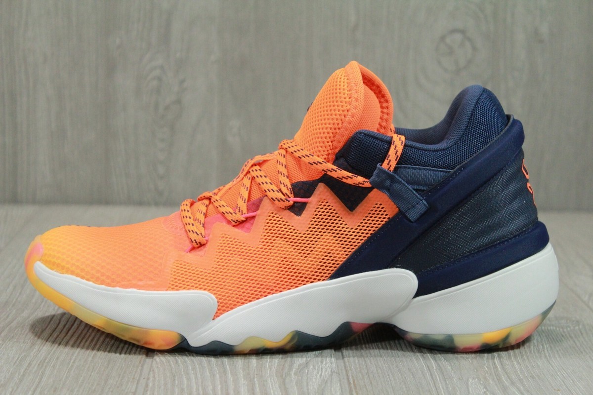 61 Adidas D.O.N Issue #2 M8 Donovan Mitchell Blue Shoes DON Knicks
