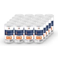 20PK of 10" Big Blue String Wound Sediment Water Filter Cartridge 1 m Aquaboon