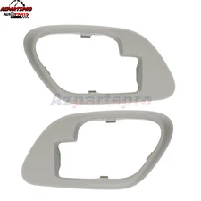 Interior Door Handle Bezel Gray Front LH and RH For 1995-1999 Chevrolet C1500