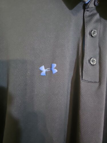 Polo da golf Under Armour Heat Gear Loose da uomo taglia XL blu UA Haagen Dazs - Foto 3 di 9