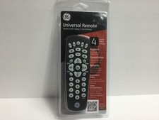GE Universal Remote Replaces 4 Audio/Video Devices TV DVD VCR Cable