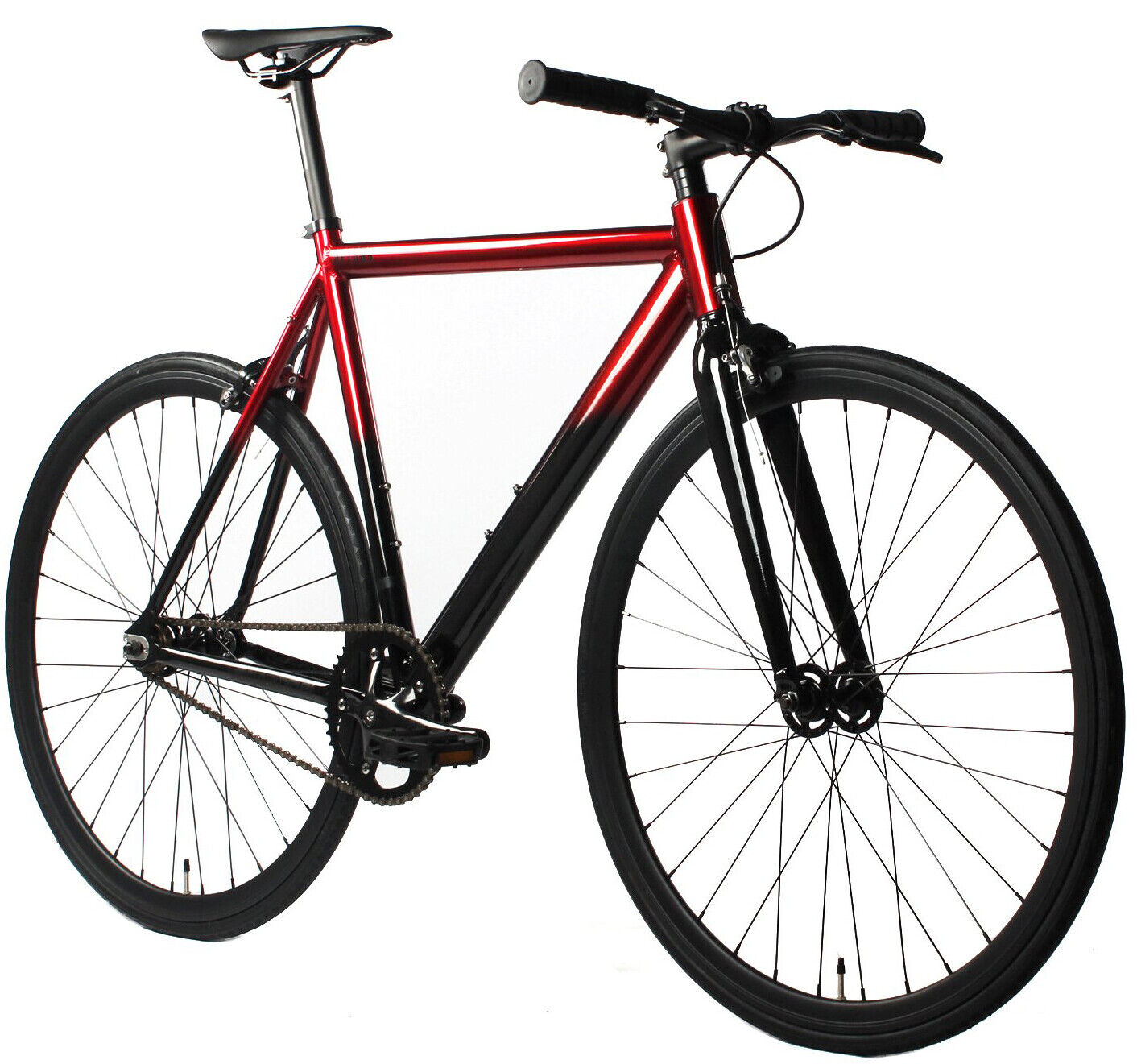 Golden Cycles Uptown Alloy Track Bicycle Bike Red Black 51 55 59 63CM NEW 