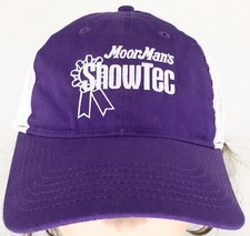 Vintage NOS MoorMan’s ShowTec Cap H&L Strap Baseball Trucker Hat Feed Nutrition