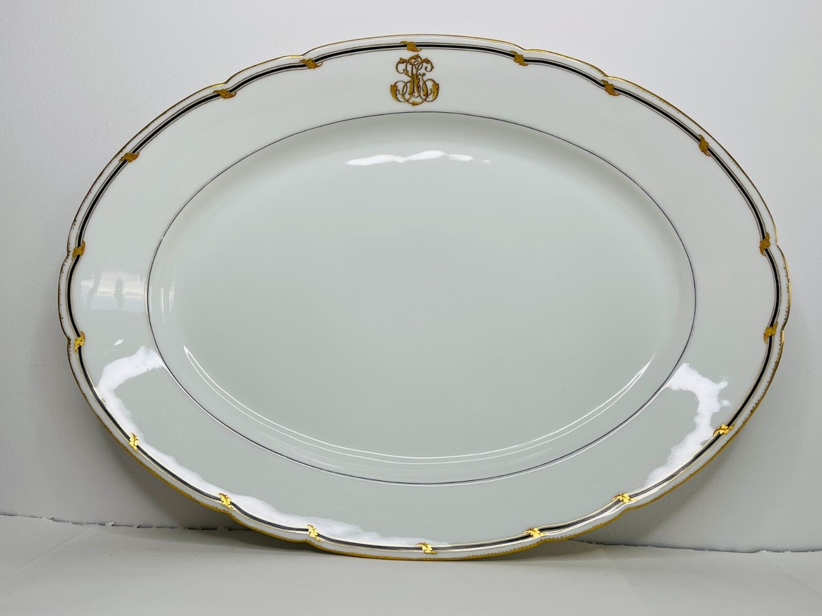 Victorian 1880s Rihouet Lerosey Monogrammed French 20