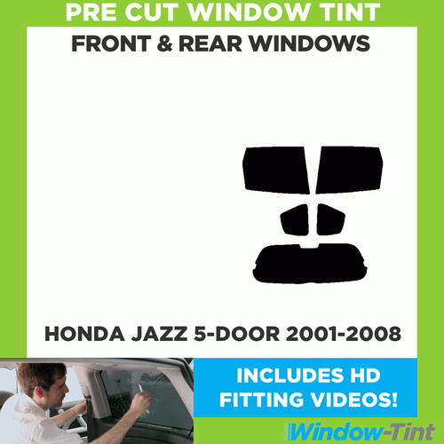 For Honda Jazz 5door 200108 Full Pre Cut Window Tint Kit Front & Rear
