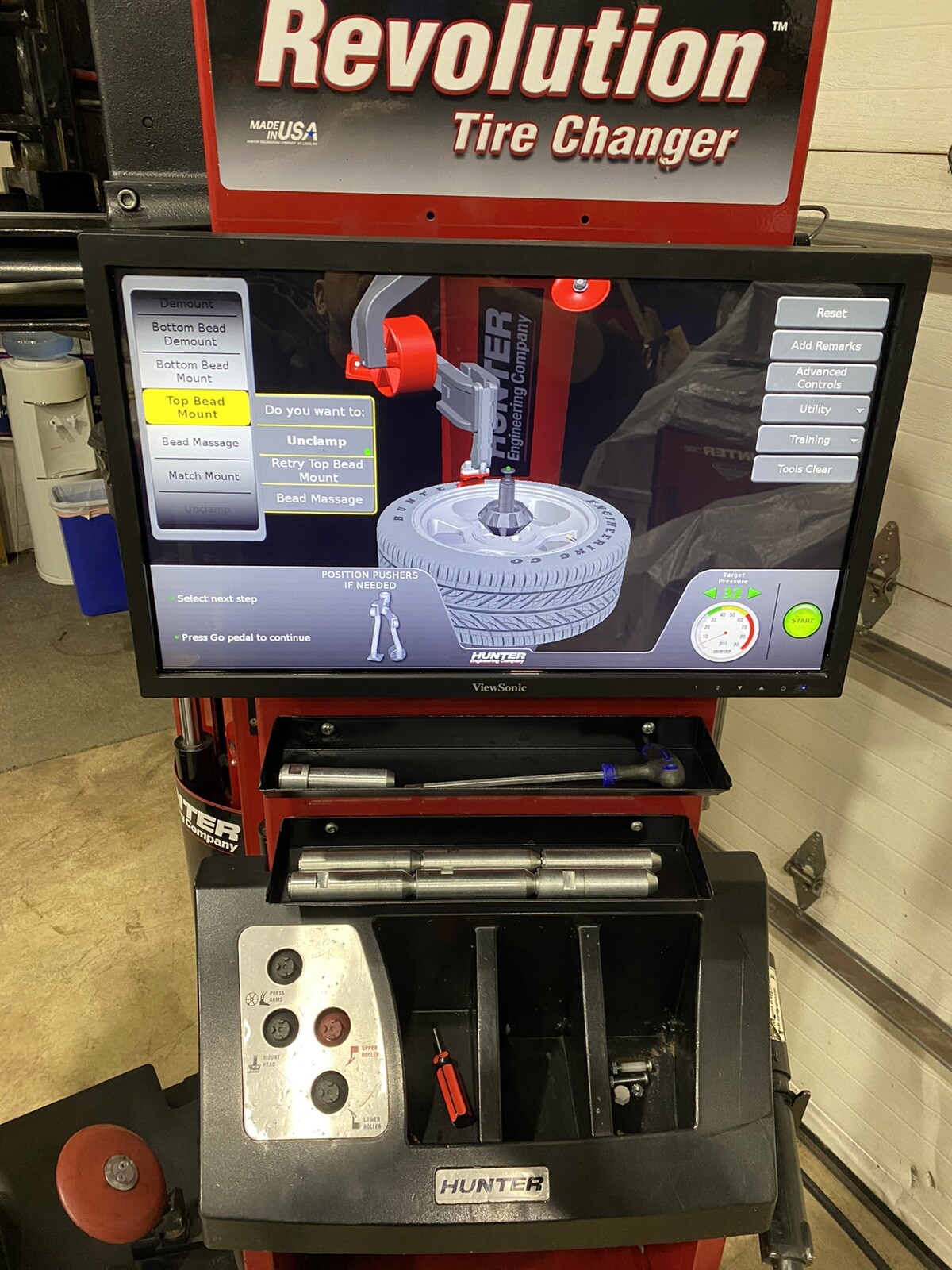 HUNTER REVOLUTION TCR1 TIRE CHANGER AUTO34 TCX MAVERICK WALK AWAY eBay