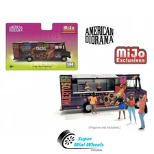 American Diorama 1:64 Food Truck Taco Truck DOTD - MiJo Exclusives
