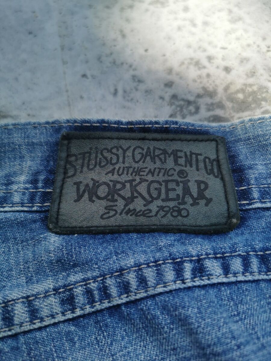 Vintage Stussy Workwear Denim Baggy Style Hip Hop | eBay Vintage Stussy Workwear Denim Baggy Style Hip Hop | eBay
