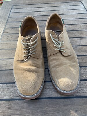 Bass Tan Suede Men\'s Oxfords Bass Flex Tan Suede Plain Toe Oxfords  main image 4
