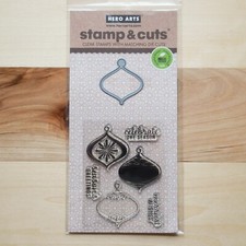 Hero Arts Stamp Cuts Ornament Christmas Stamps Die Set DC110 7 PC