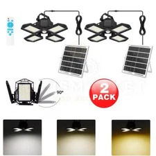 168LED Solar Pendant Light Outdoor Indoor Solar Powered Motion Sensor Shed Light