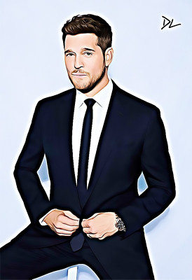 Michael Buble ''Pop Icon'' Pop Art Print - 13 x 19 Poster