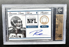 🔥 RUSSELL WILSON 2012 PANINI PRESTIGE NFL Passports #31 BGS 10 RC High 10 🔥