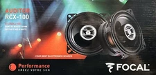 NEW Focal RCX100 4” AUDITOR Series 2-Way Coaxial Car Audio Speakers (1-Pair)