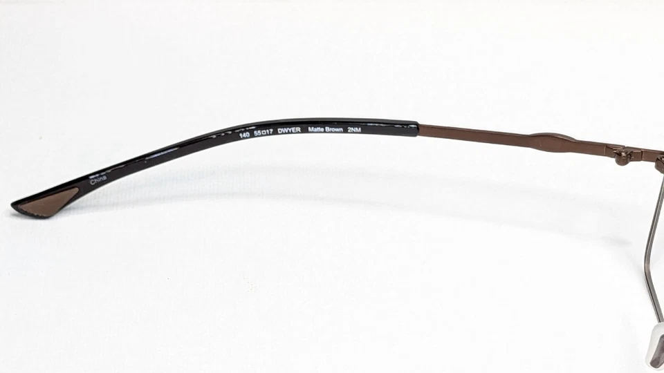 MARCOS DE GAFAS SMITH OPTICS DWYER MARRÓN MATE 2NM RX 55-17-140 MUESTRA DE PANTALLA Foto 3 de 3