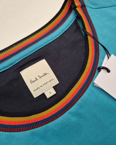 New Paul Smith T-Shirt Stripe Details Size S - Picture 2 of 4