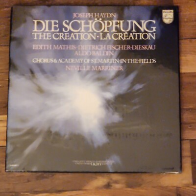 B643 Haydn The Creation Fischer-Dieskau Marriner 2LP Philips 6769 047 Stereo