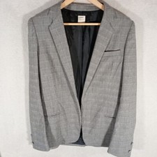 L'agence Jacket Womens Size 10-12 Designer Brand Grey/pink Open Style Mod Style