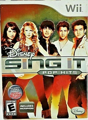 Disney Sing It: Pop Hits (Nintendo Wii, 2009) W / Microphone Sealed Wii Game