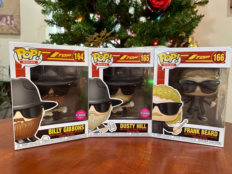 Funko POP! - ZZ Top (Full Set) #164-166 - Vinyl Figures - Billy, Dusty & Frank