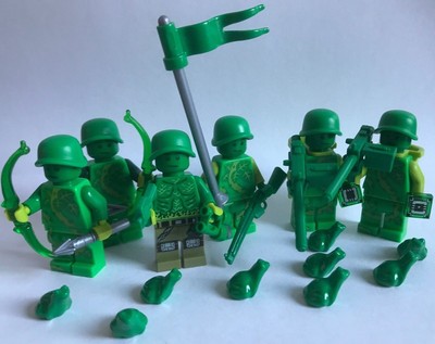 lego green soldiers