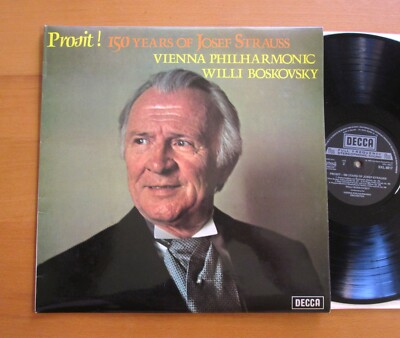 SXL 6817 Prosit! 150 Years Of Josef Strauss Willi Boskovsky EXCELLENT Decca
