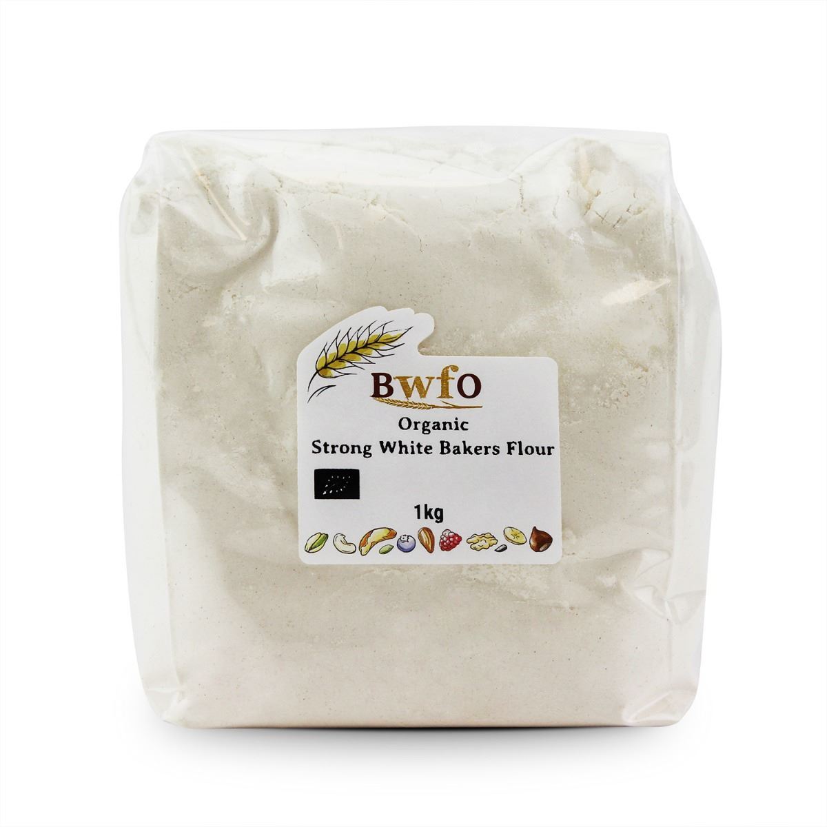 Organic Strong White Bakers Flour 1kg | BWFO | Free UK Mainland P&P