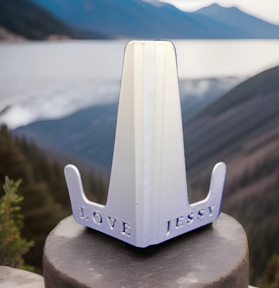 iPad Tablet iPhone Desk Stand Holder Mobile Phone Folding Portable Personalised - Image 2 of 4