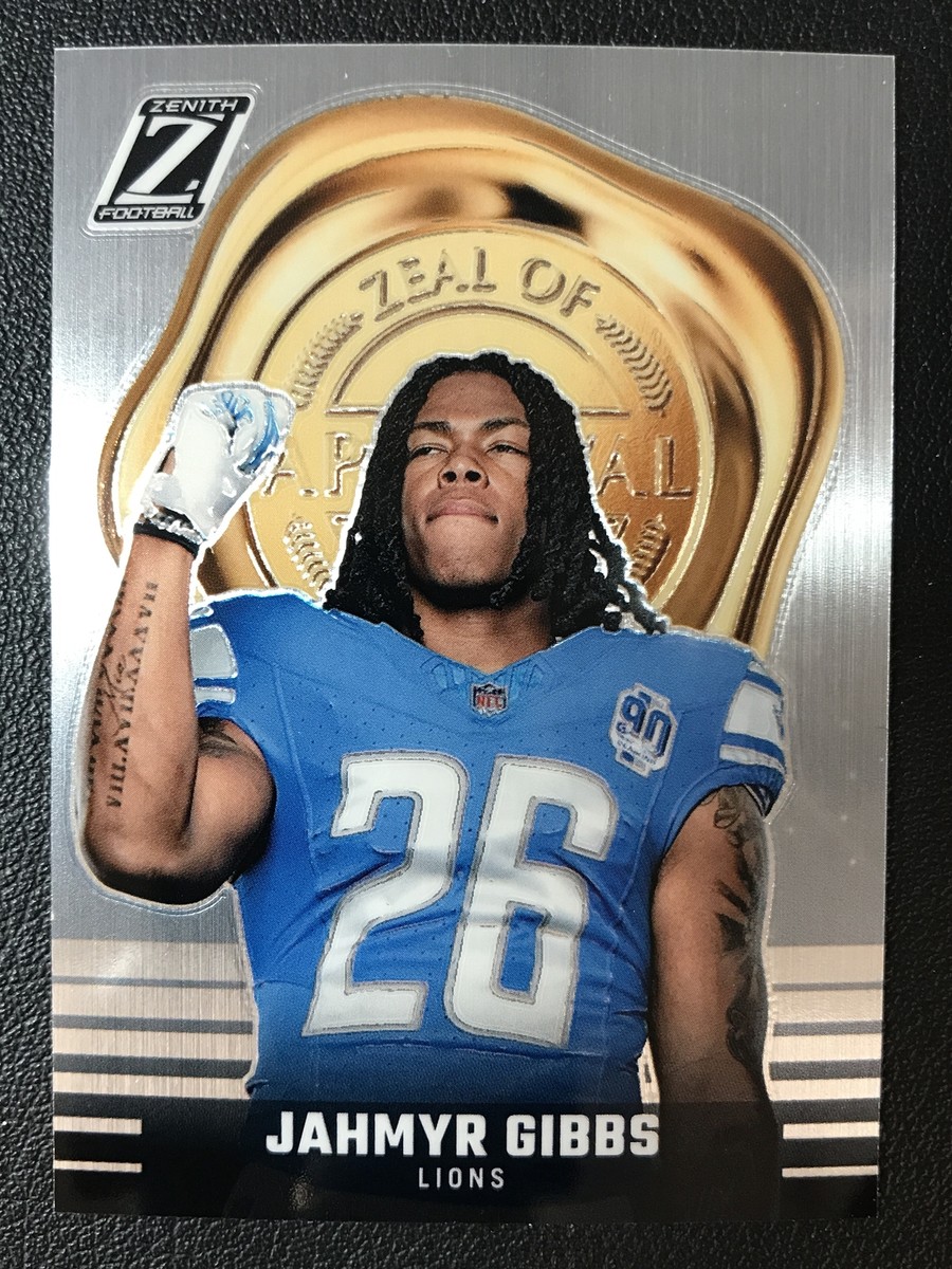 2023 Panini Zenith Zeal of Approval #28 Jahmyr Gibbs Detroit