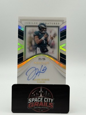2023 Panini Immaculate Collection - Jubilee Signatures Jalen Hurts #JS-6 /25...