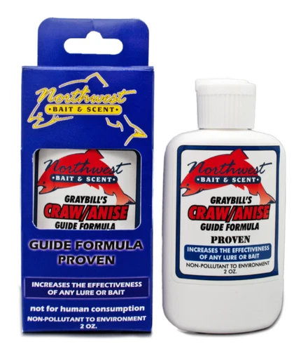 Northwest Bait & Scent 230 Graybills Crawfish Anise Oil 2 Ounce MultiColor Fish - Picture 1 of 1