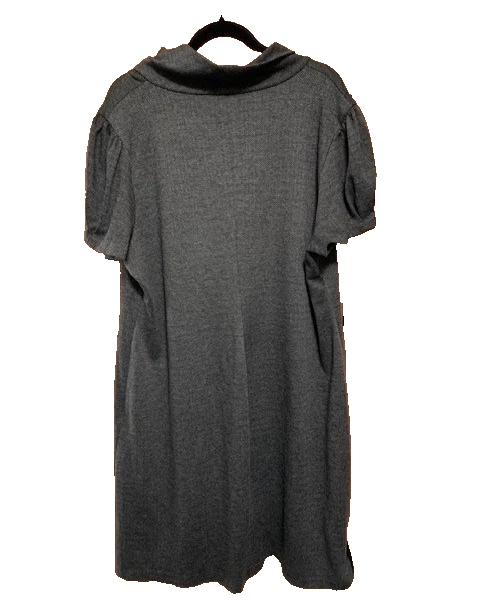 Calvin Klein Dress Women’s 22W Gray Knee Length Sheath Classic Career - Image 2 of 4