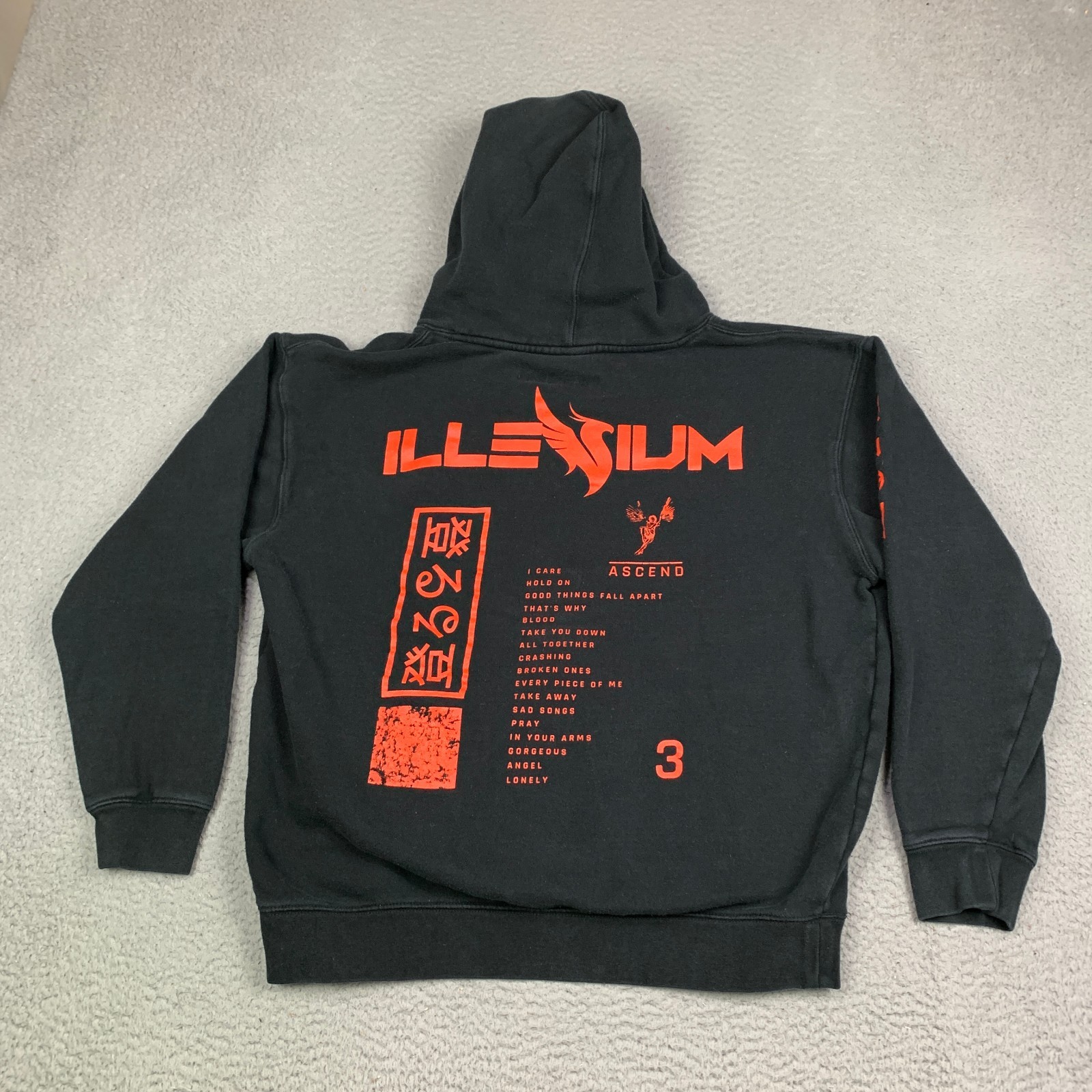 Ascend Tour Hoodie Black Concert Pullover
