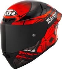 KYT TT-Revo Combustion Motorradhelm (Rotmatt/...