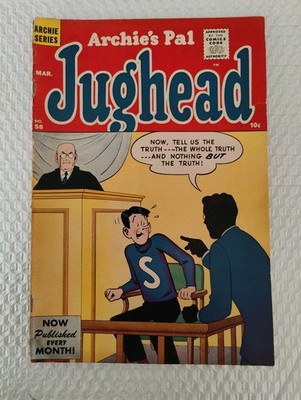 Archie's Pal Jughead #58 (ARCHIE COMICS Publications, Inc. March 1960)