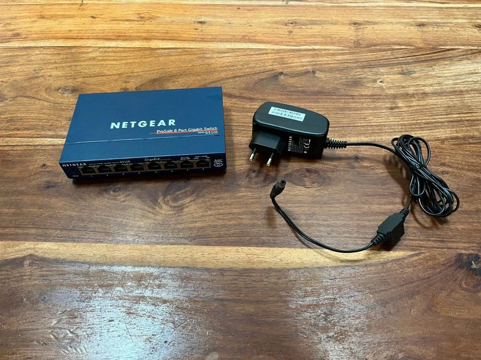 Netzwerk Switch NETGEAR GS108 ProSafe 8 Port Gigabit Switch (v3)