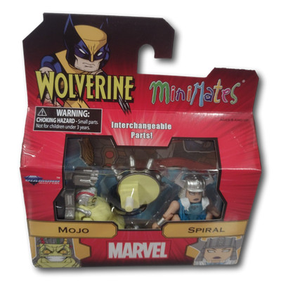 Marvel MiniMates Wolverine Mojo und Spiral Figuren