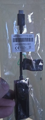 HP USB-C to DisplayPort Female Adapter 831119-001 Black DisplayPort Adapter 1:1