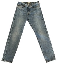 Levi's Jeans Women's Premium Wedgie Blue Denim Straight Leg Big E Size 27x27