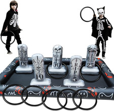 Giant Tombstone Ring Toss Games Halloween Party Game Favors for Kids Inflatable