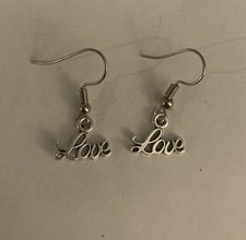 Love Dangle Earrings Valentines Day New